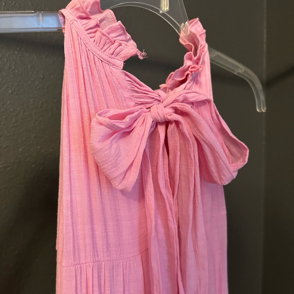 Entro 🌸 Sleeveless Mock Neck Tiered Maxi Dress - Picture 5 of 12